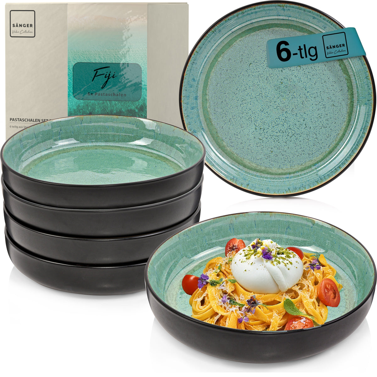 SÄNGER Pastaschalen Set Fiji 6 teilig