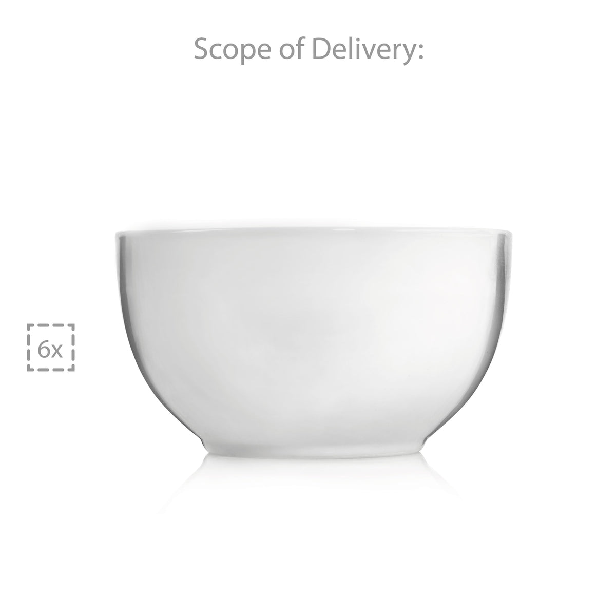 SÄNGER Dessert Bowl Set Sunfort 6 Pieces