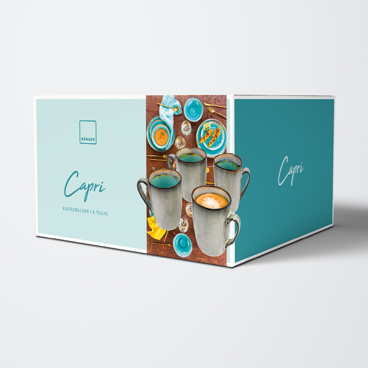 SÄNGER Kaffeebecher Set Capri 4 teilig