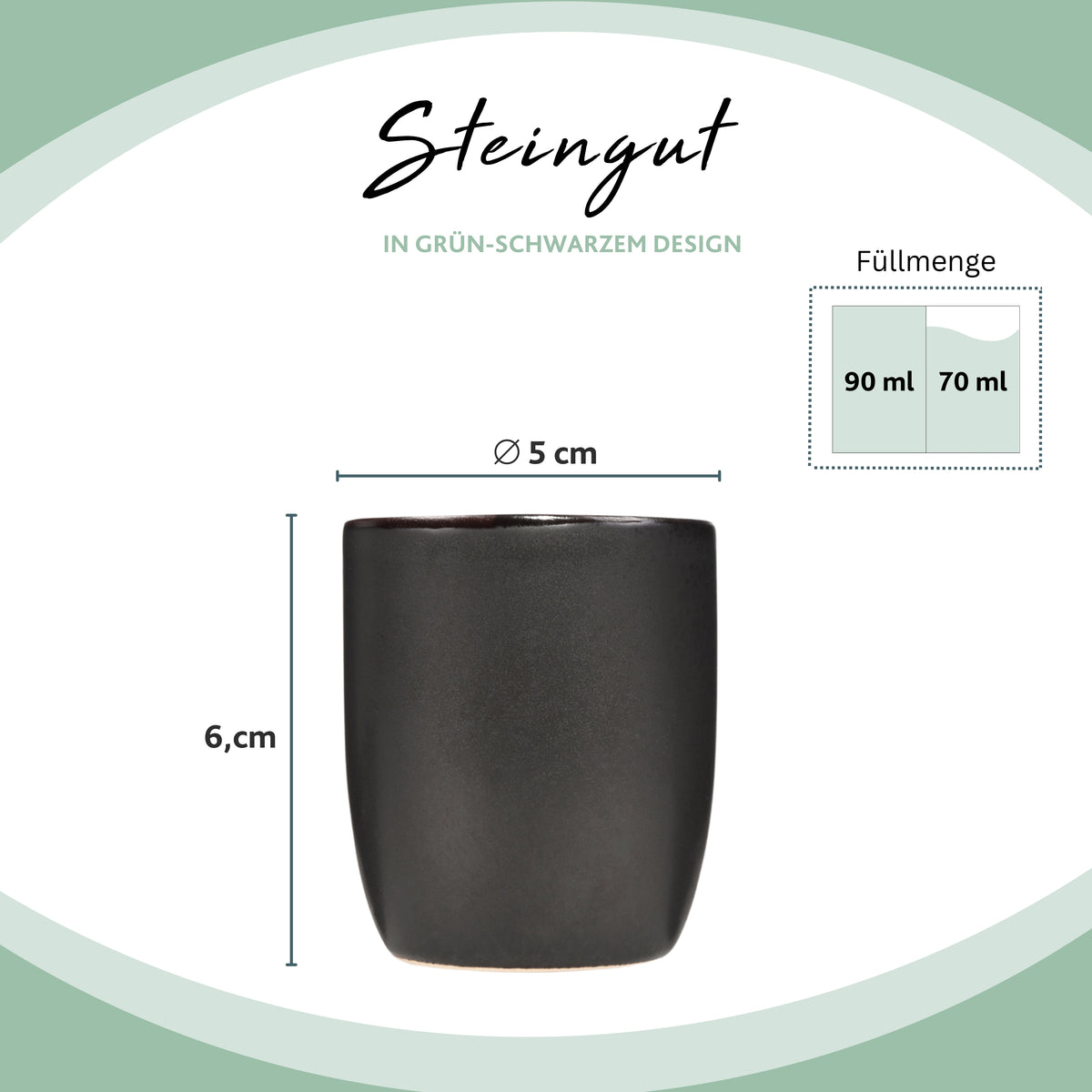 SÄNGER Espresso Mug Set Palm Beach 4 pieces