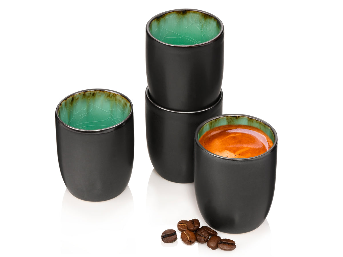 SÄNGER Espressobecher Set Palm Beach 4 teilig