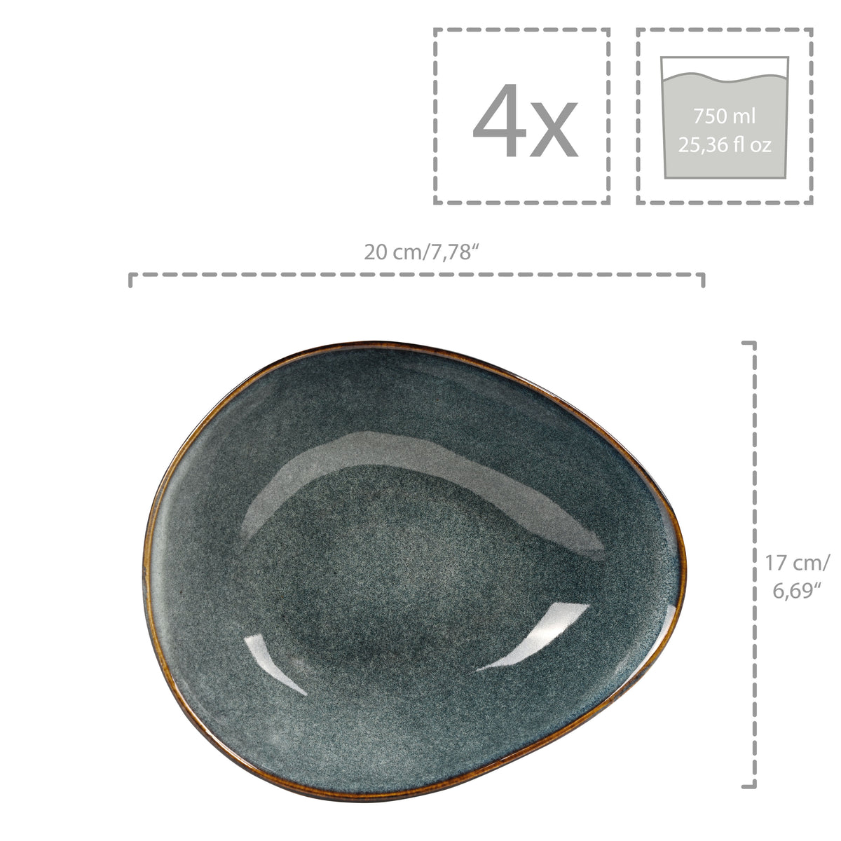 SÄNGER Salad Bowl Set Darwin 4-piece