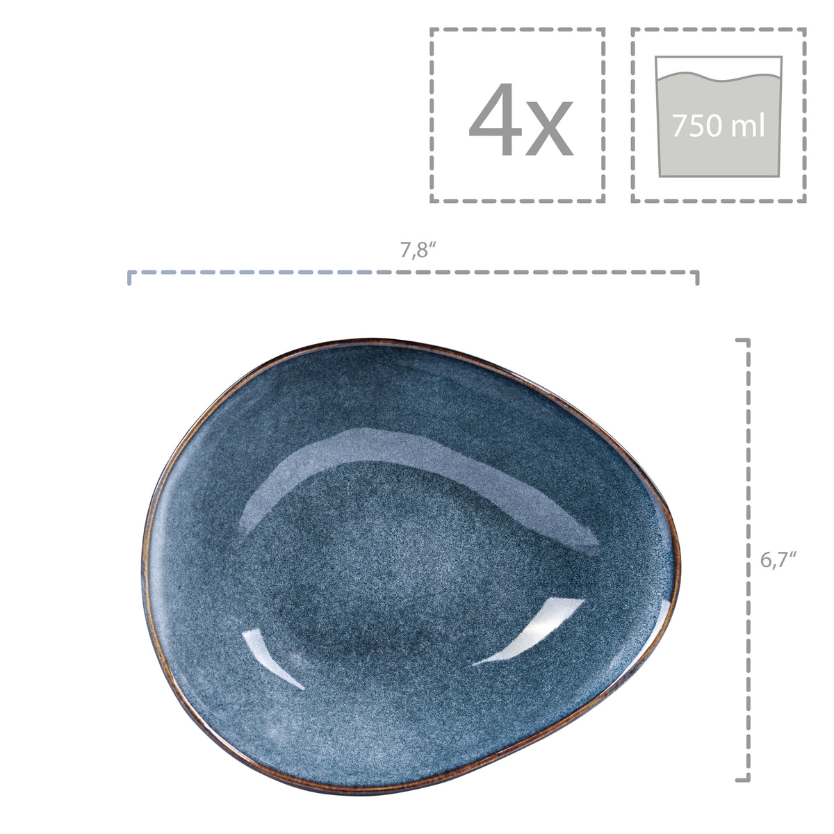 SÄNGER Salad Bowl Set Darwin 4-piece