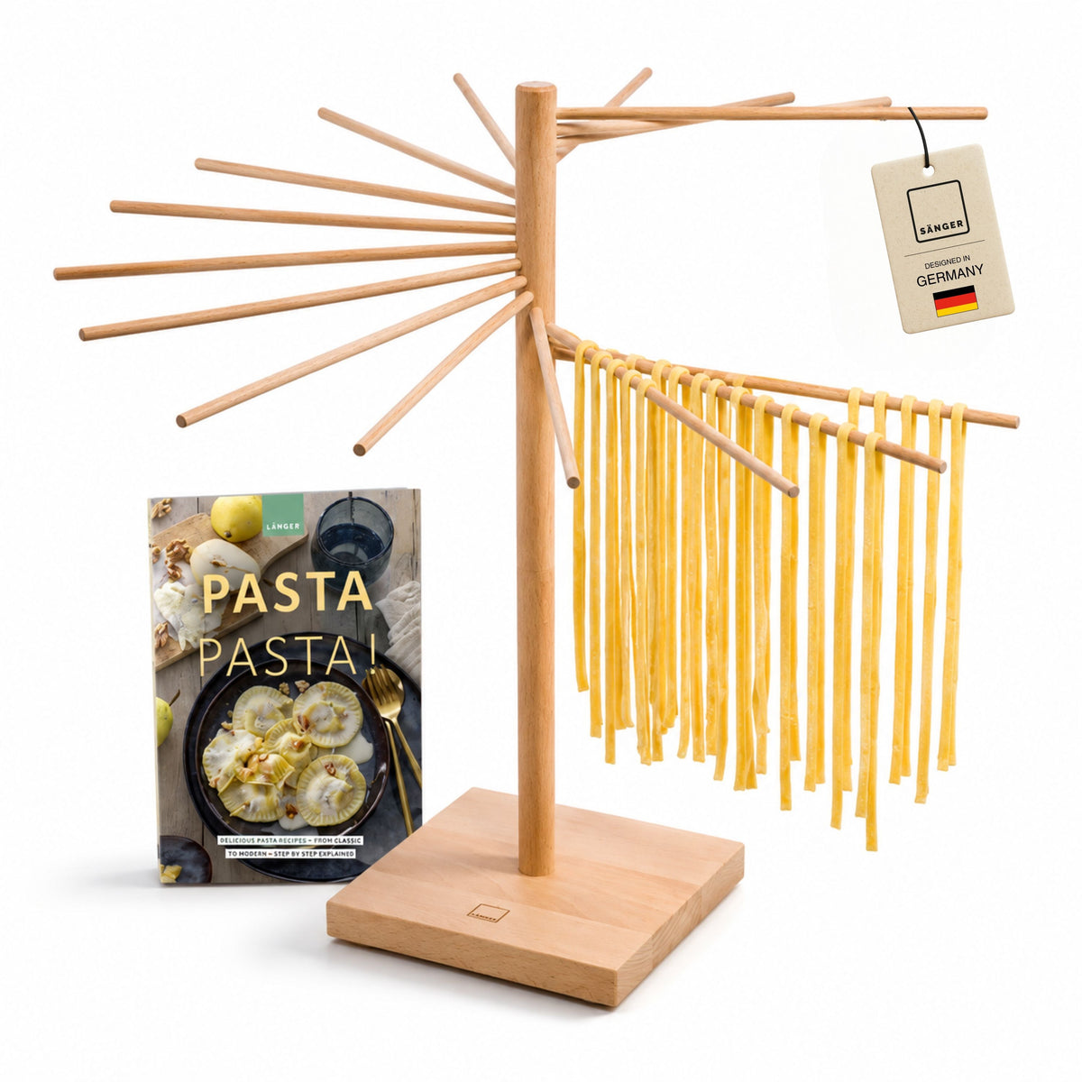 SÄNGER Pastatrockner XXL 50cm inkl. Booklet "Pasta Pasta"