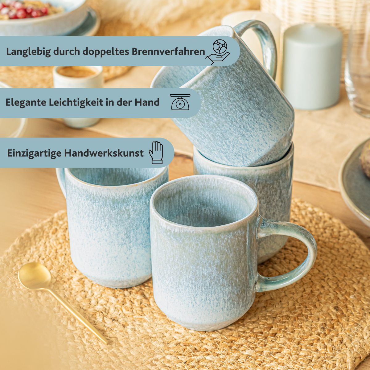 SÄNGER Coffee Mug Set Lima, 4-piece