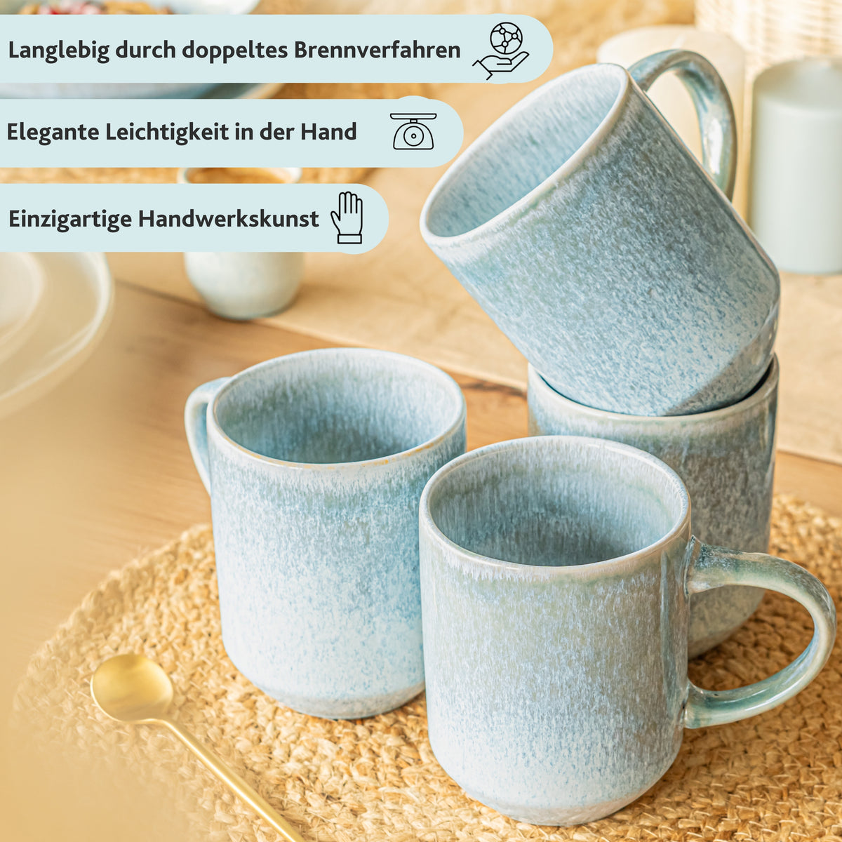 SÄNGER Coffee Mug Set Lima, 4-piece