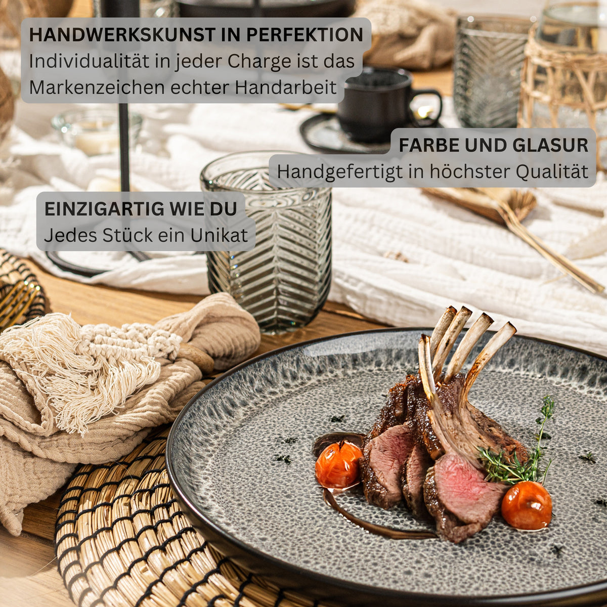 SÄNGER Dinner Plate Set Sydney 6-Piece