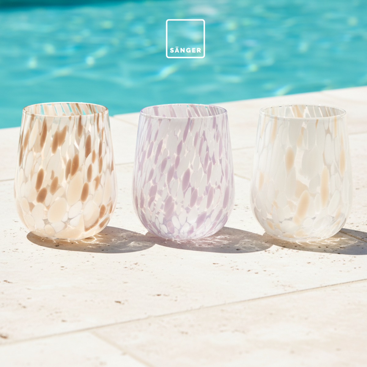 SÄNGER Drinking Glasses Set Curacao 6 pieces - assorted