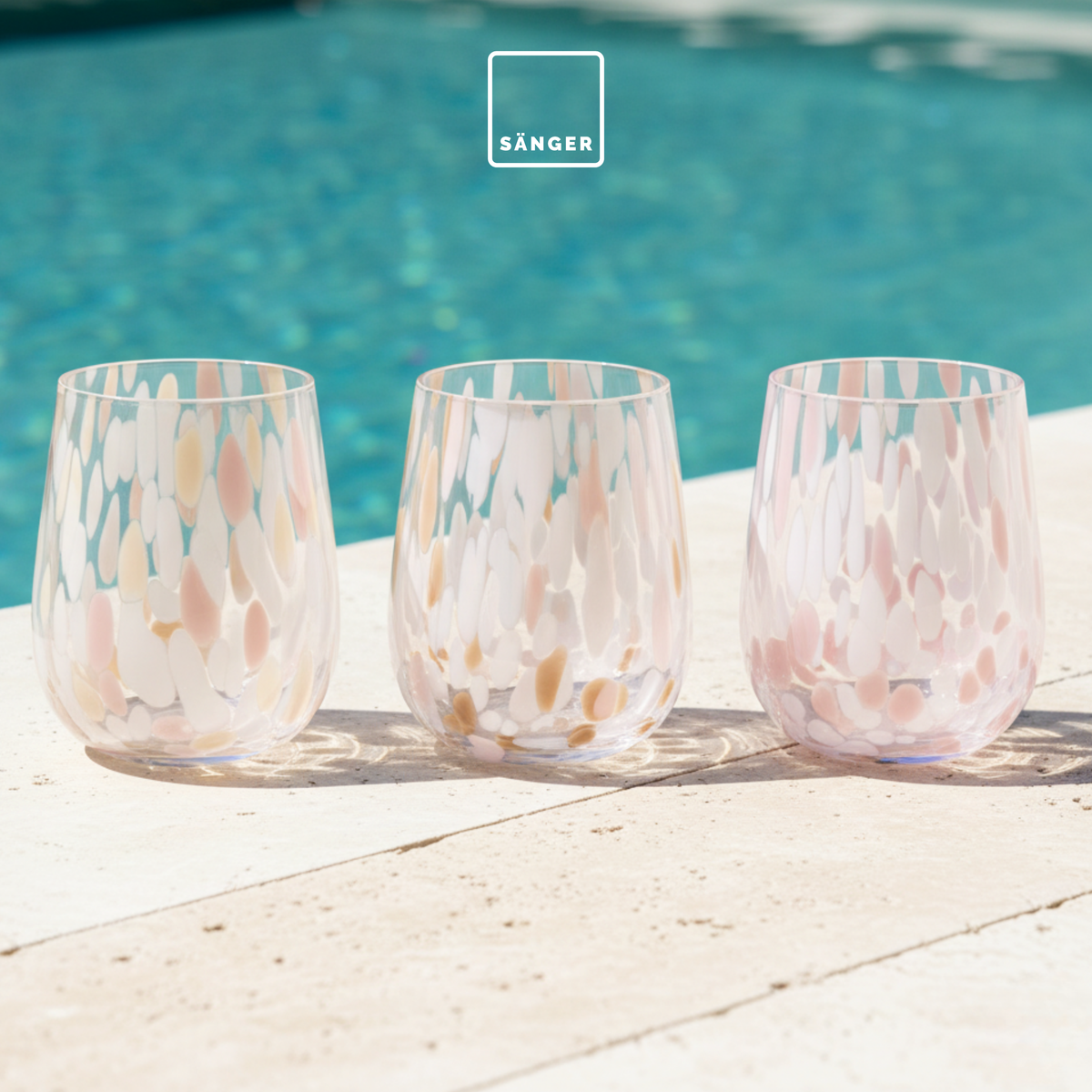 SÄNGER Drinking Glasses Set Curacao 6 pieces - assorted