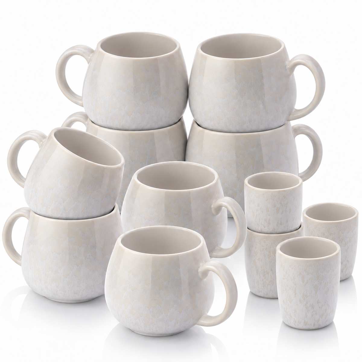 SÄNGER Steingut Korfu Kaffee-Set 12 teilig für 4 Personen