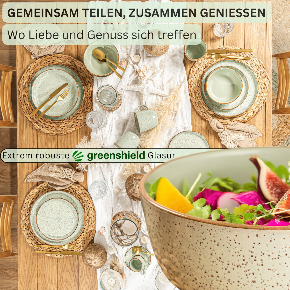 SÄNGER Bowl Set Rio Mint 4-piece