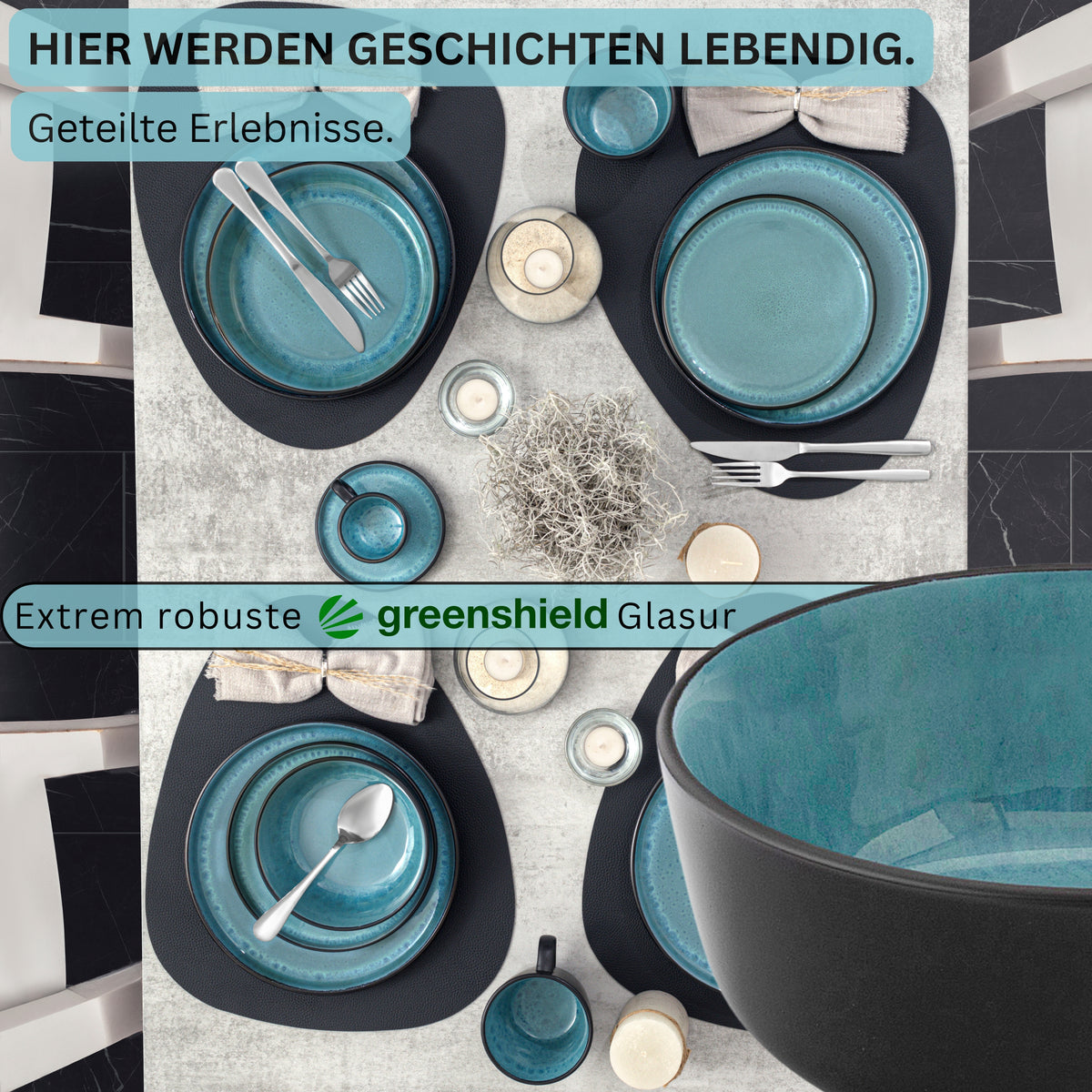 SÄNGER Bowl Set Granada - 6-piece stoneware