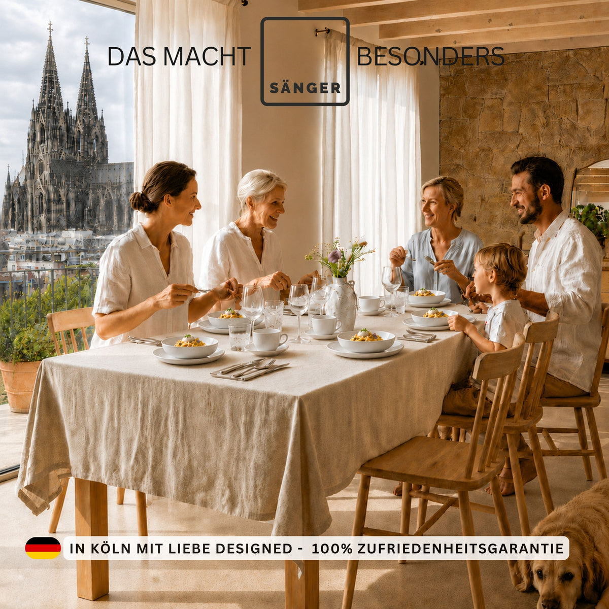 SÄNGER Porcelain Dinnerware Set Marlo 24-Piece for 6 People