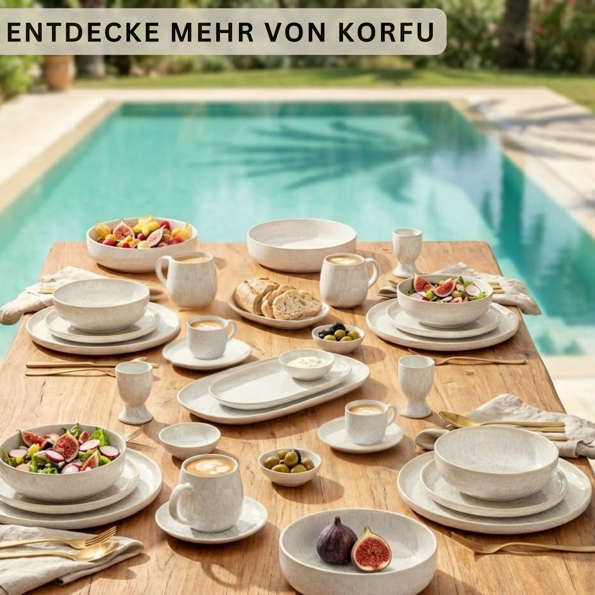 SÄNGER Pastaschalen Set Korfu 4 teilig