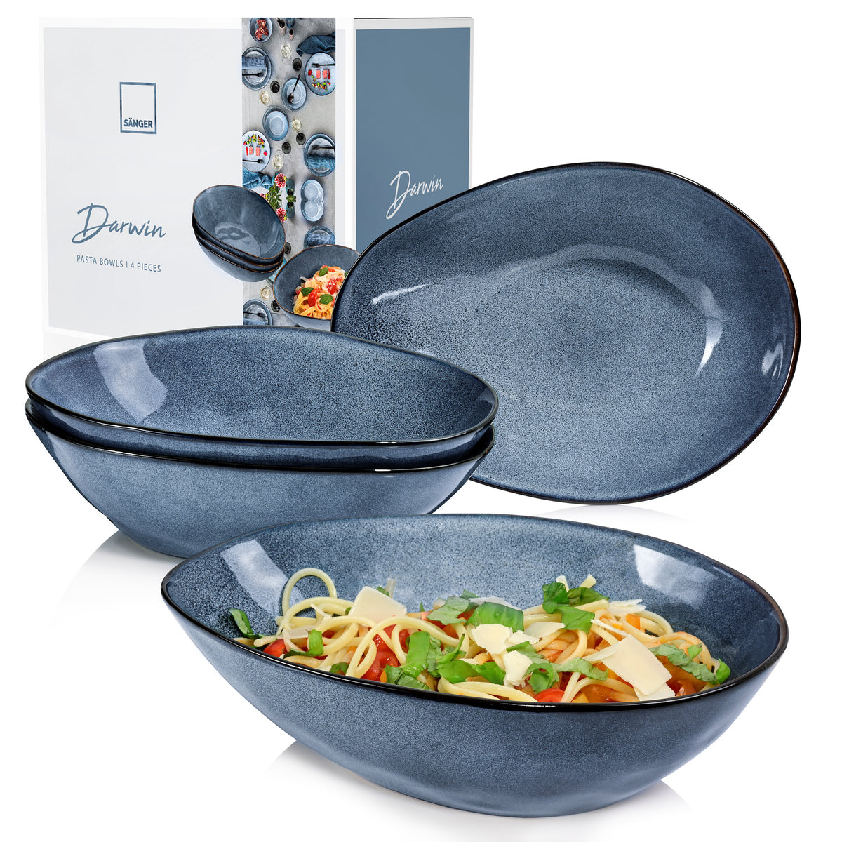SÄNGER Pastaschalen Set Darwin 4 teilig