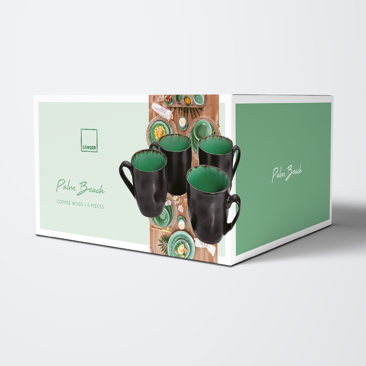 SÄNGER Coffee Mug Set Palm Beach 4-piece