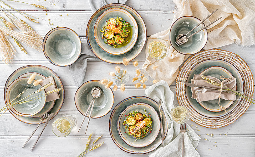 SÄNGER Salatschalen Set Capri Grau 4 teilig