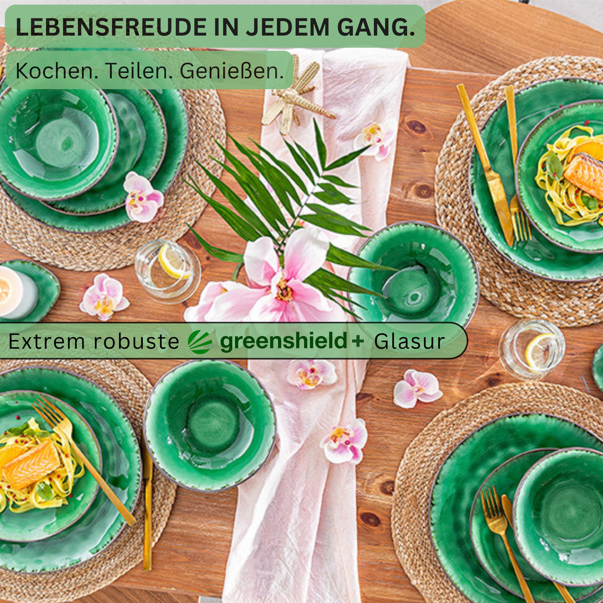 SÄNGER Soup Plate Set Palm Beach 4-Piece
