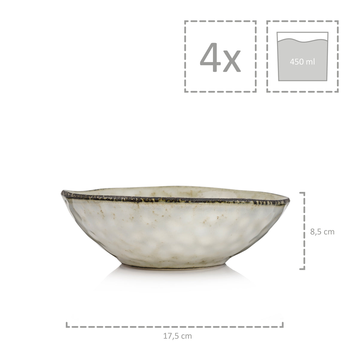 SÄNGER Pompei 4-piece Bowl Set