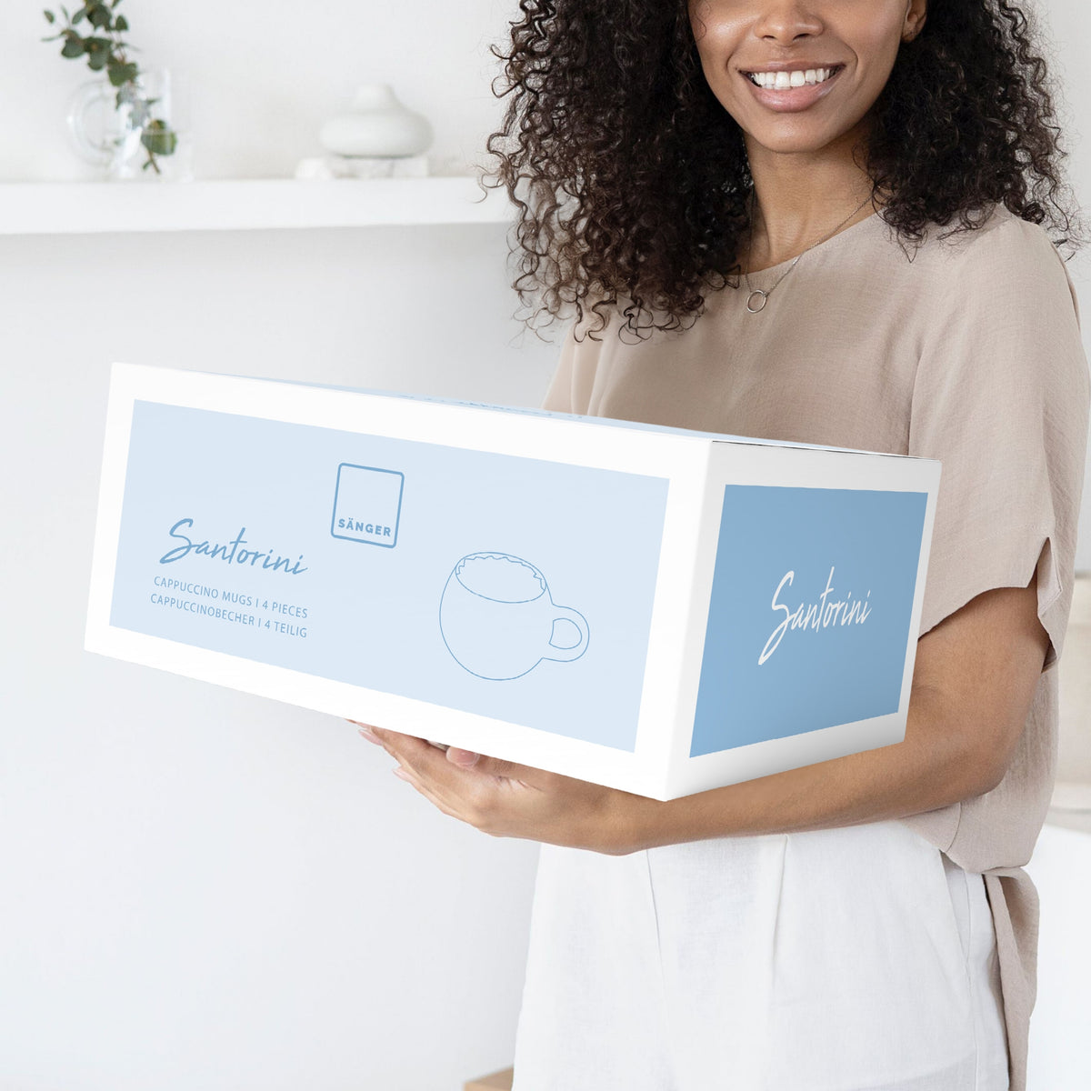 SÄNGER Coffee Mug Set Santorini, 4-piece