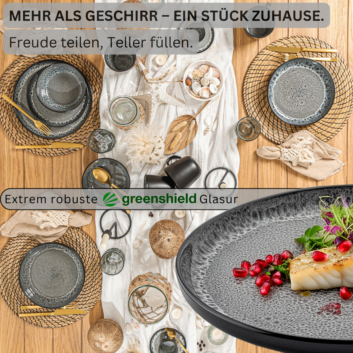 SÄNGER Dinner Plate Set Sydney 6-Piece
