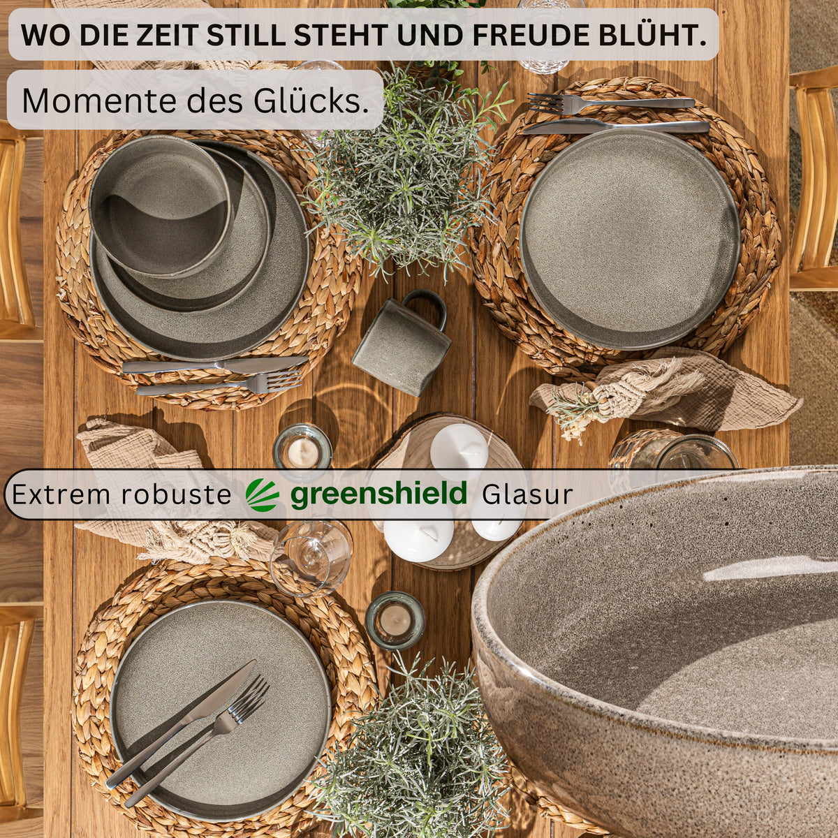 SÄNGER Pastaschalen Set Kairo Clay - 6 teilig aus Steingut