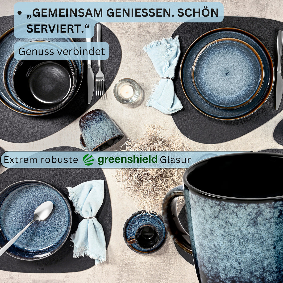 SÄNGER Stoneware Coffee Mug Osaka 6-piece
