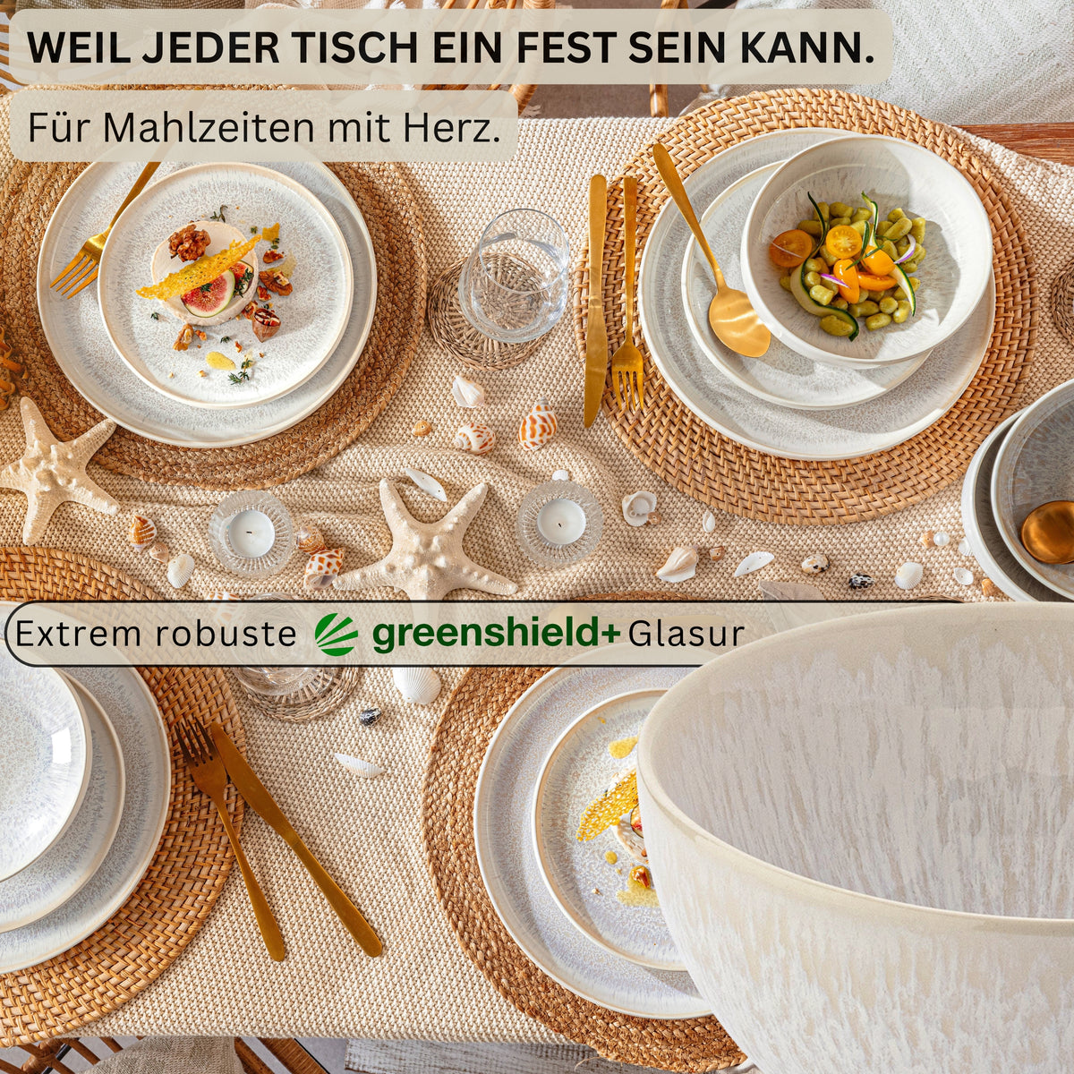 SÄNGER Müslischalen Set Korfu 4 teilig