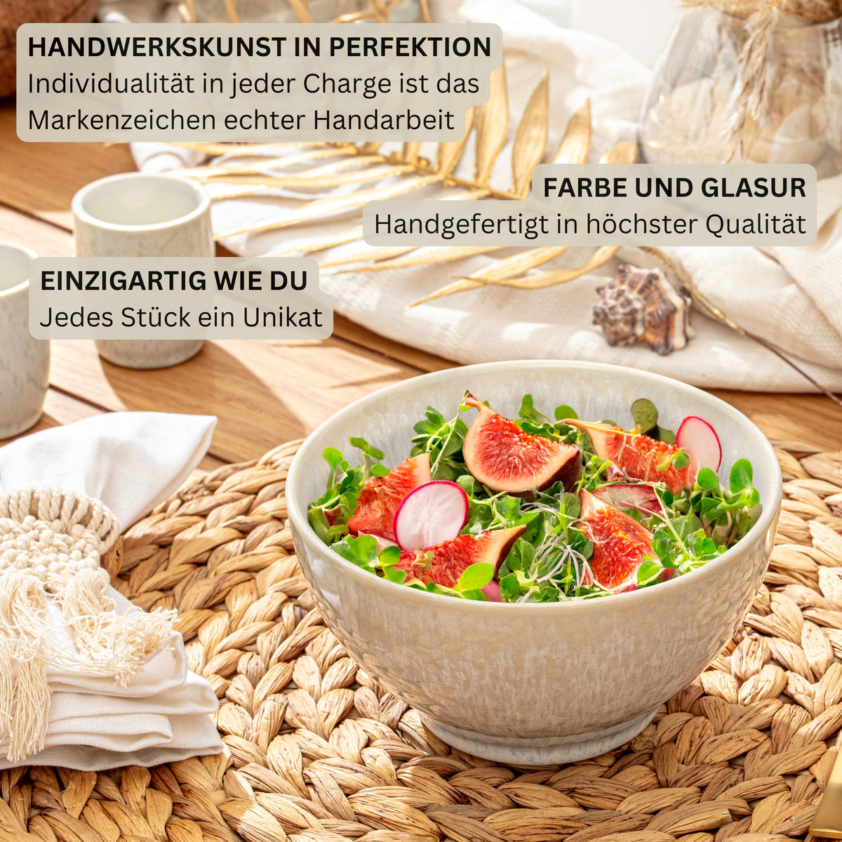 SÄNGER Müslischalen Set Korfu 4 teilig