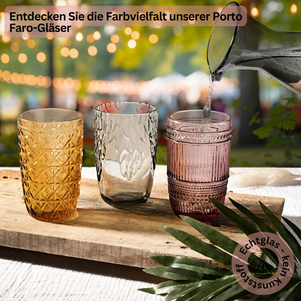 SÄNGER Trinkgläser Set Porto & Faro 12 teilig