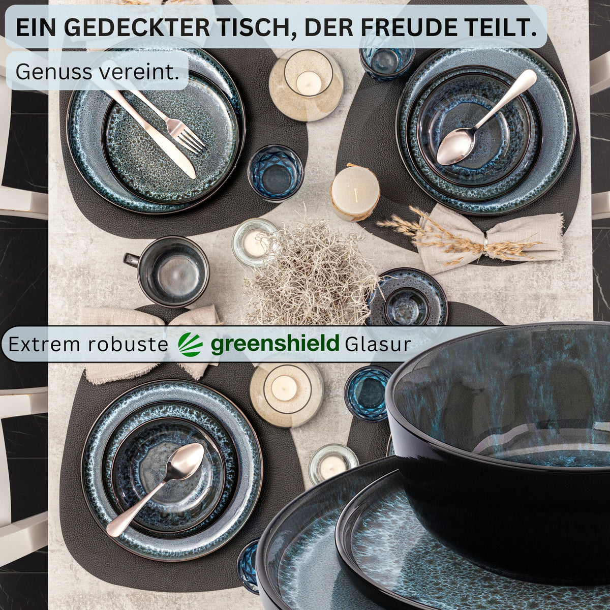 SÄNGER Tafelservice Manila- 18 teilig aus Steingut