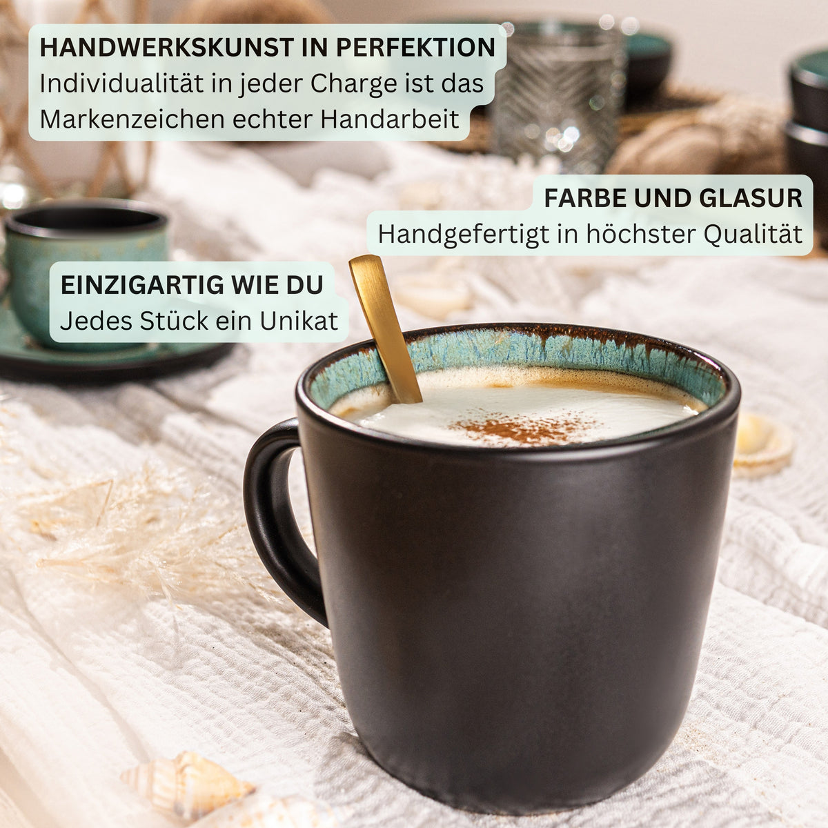 SÄNGER Coffee Mug Set Fiji, 6-Piece