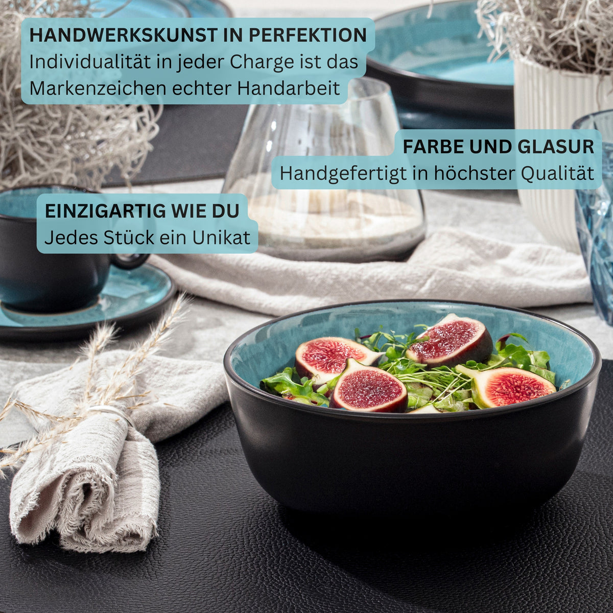 SÄNGER Bowl Set Granada - 6-piece stoneware