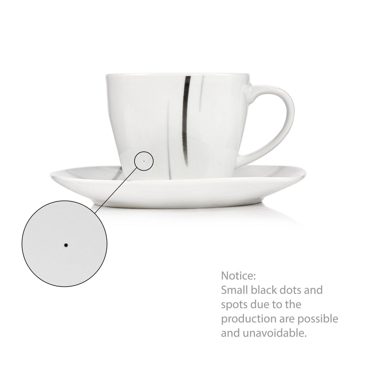 SÄNGER Kaffeeservice Bilgola Black Lines 12 teilig für 6 Personen