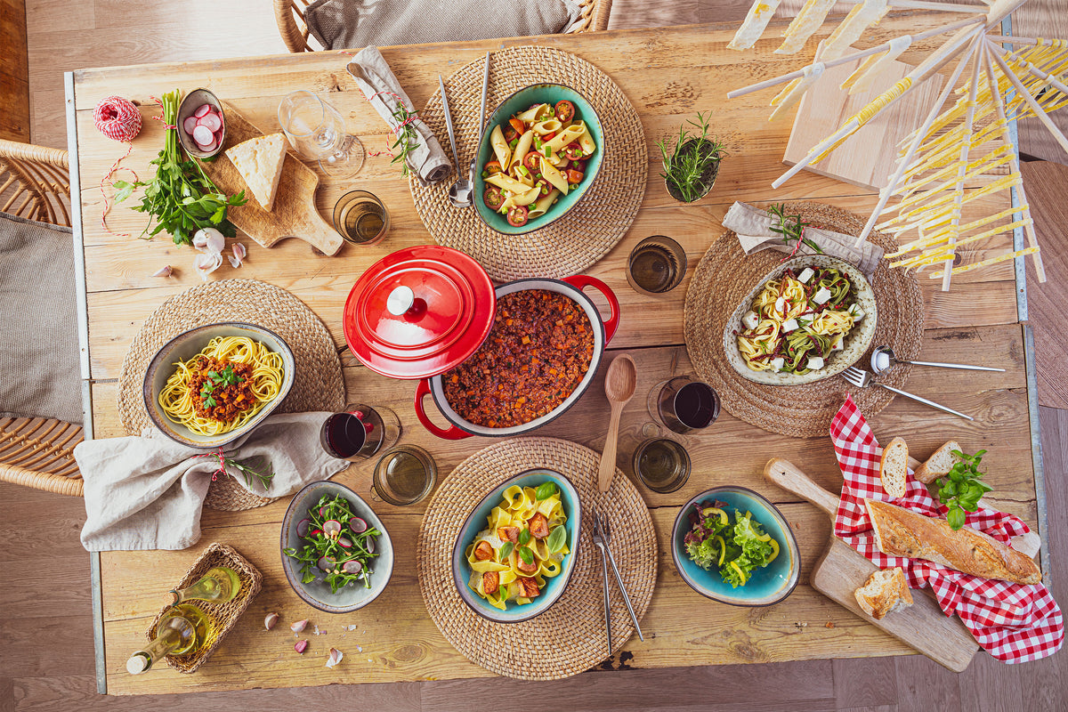 SÄNGER Pastaschalen Set Palm Beach 4 teilig