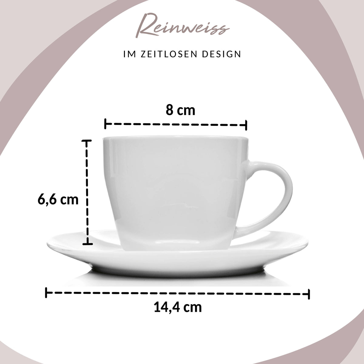 SÄNGER Kaffeetassen Set Bilgola 12 teilig für 6 Personen